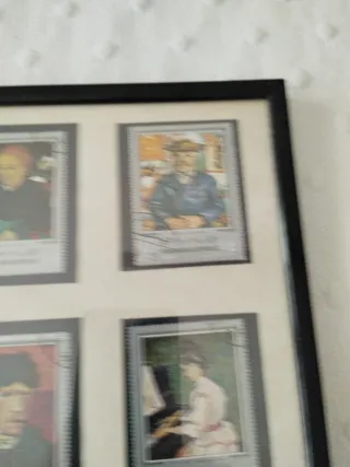 6 Sellos Van Gogh en Cuadro