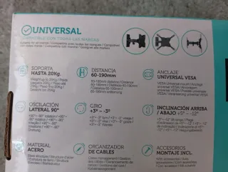 Soporte TV HOLMIOS Giratorio 13-42