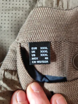 Americana de punto hombre azul marino