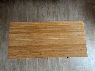 Escritorio Ikea Bambú y Metal. LILLÅSEN 102x49