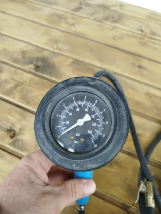 Manómetro de presión PSI/Bar