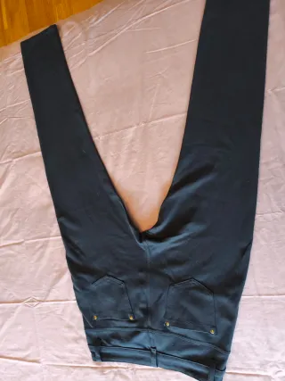 Pantalón pitillo H&U jeans azul oscuro T.M