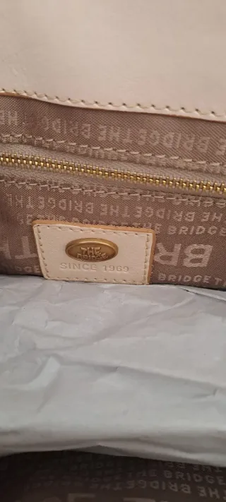Borsa The Bridge Beige Nuova con Cartellino