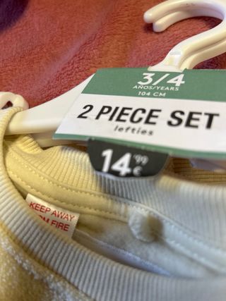 Conjunto 2 piezas Lefties 3/4 años