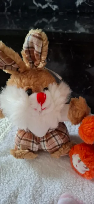 Set 5 Peluche Coniglietti Pasqua