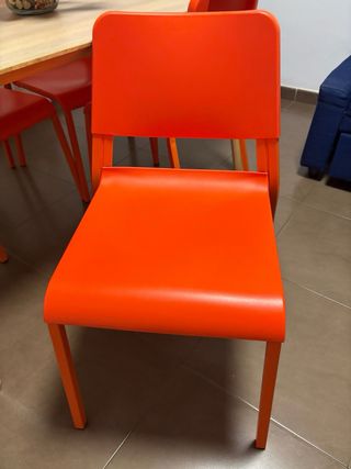 Sillas de comedor Ikea Naranja (4 unidades)