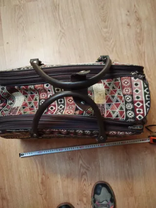 Maleta de viaje estampado étnico