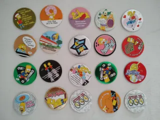 Cromos Simpsons Mania Panini 2002