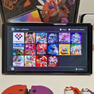 Switch OLED Ed. Pokemon S&V - Modchip Atmosphere