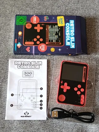 CONSOLA COLOR MAD MONKEY RETRO SLIM 300 JUEGOS