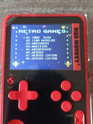 CONSOLA COLOR MAD MONKEY RETRO SLIM 300 JUEGOS