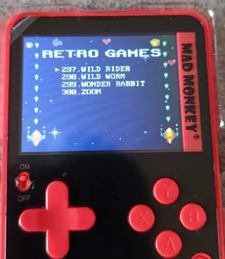 CONSOLA COLOR MAD MONKEY RETRO SLIM 300 JUEGOS