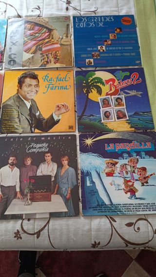 Lote de LPs, Cassettes y CDs Originales