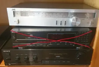 Equipo de sonido Fisher Sony JVC - VINTAGE