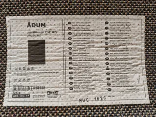 Tappeto Ikea Adum 200x300 Grigio