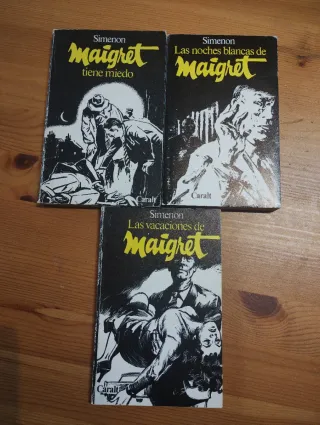 Lote 10 libros Comisario Maigret
