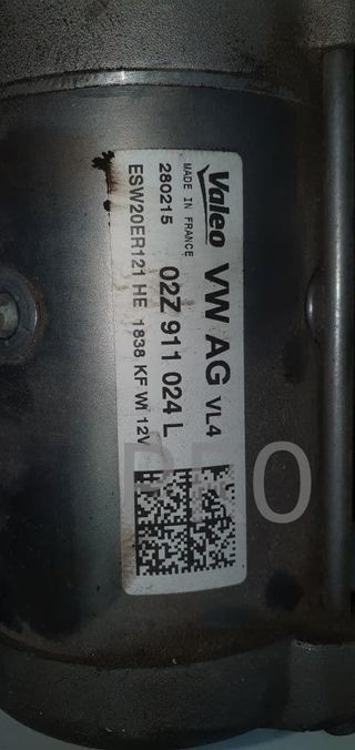 motor de arranque grupo vag usado