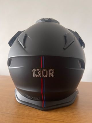 Casco Integral 130R Negro Azul Rojo Talla S 55-56