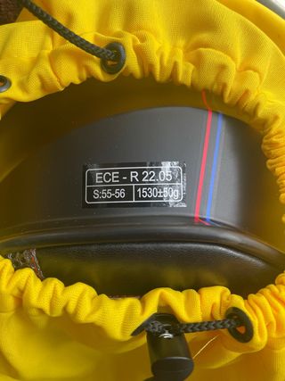 Casco Integral 130R Negro Azul Rojo Talla S 55-56