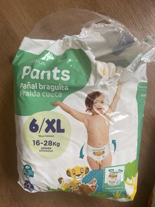 Pañales Pants Talla 6/XL (16-28kg) Hay 14 pañales