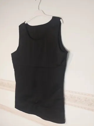 Canotta modellante uomo nera XXXL