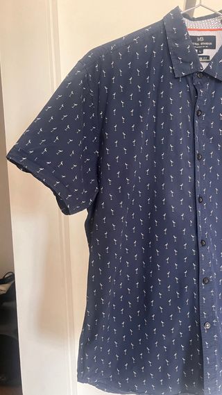 Camisa Michael Brandon Flamencos Talla L