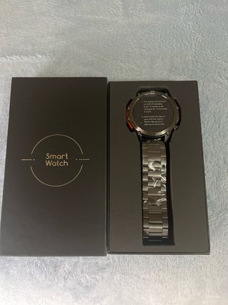 Reloj Inteligente Smart Watch Negro Naranja