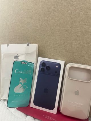 iPhone 17 Pro Max 512GB Azul + Funda