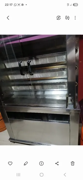 Asador de pollos 4 espadas