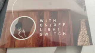 Quadro LED Decorativo Moderno Geométrico-Novo