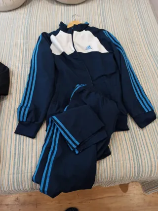 Chándal Adidas Azul y Blanco