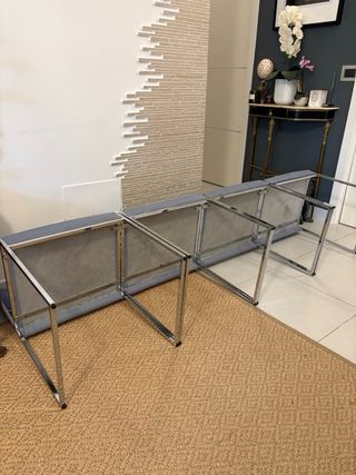 Set 4 sedie Willy Rizzo design vintage mid century