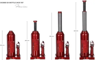 Gato Hidráulico Botella IXTOL 16T