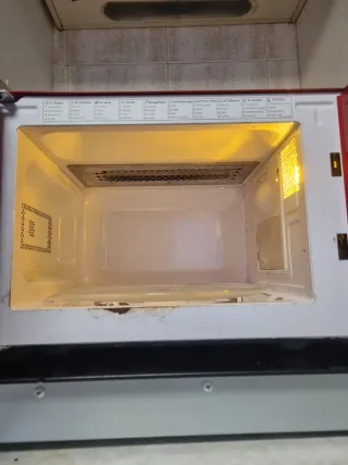 Microondas Candy Rojo con oxido