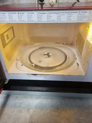 Microondas Candy Rojo con oxido