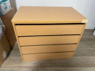 Cajonera de madera 4 cajones