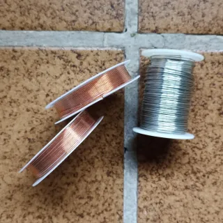 Alambre para bisutería (oro, plata, cobre)