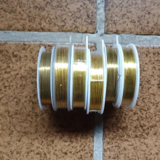 Alambre para bisutería (oro, plata, cobre)