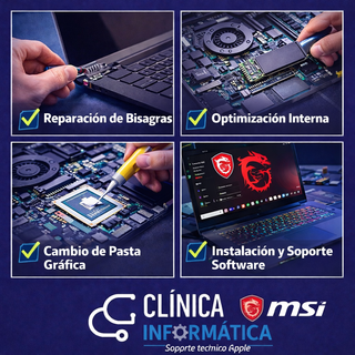 Servicios de Reparación de Portátiles Gamer MSI