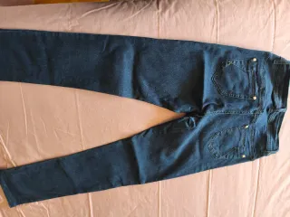 Moda Italiana Jeans Talla M Azul Nuevo