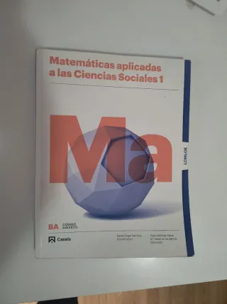 Matemáticas 1 BA CCSS LOMLOE