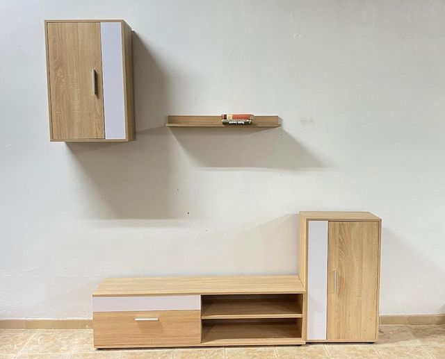 Mueble para TV Eco Barato 190cm – Elegancia y Almacenamiento