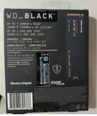 WD_BLACK SN850X SSD 4TB NVMe Gen4