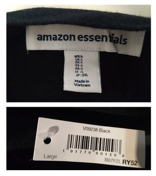 Amazon Casaco leve com decote em V Tam:L (128)