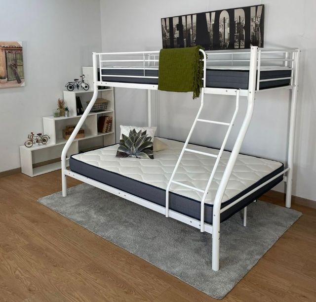 Litera doble con colchones básicos de 17 cm de grosor - GRAN OFERTA