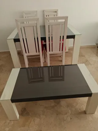 Mesa de centro salón madera