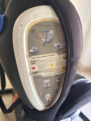 Silla de coche 0-36 kg reclinable