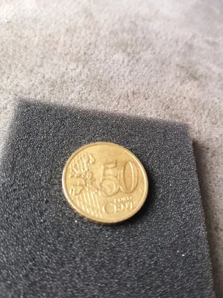 Moneda 50 céntimos Francia 2001