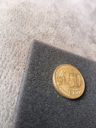 Moneda 50 céntimos Francia 2001