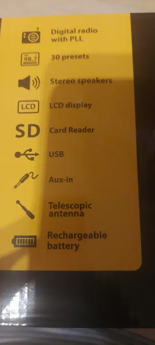 Radio Portátil Sunstech RPDS250